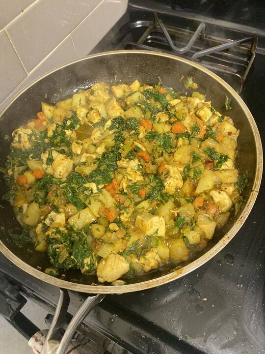 Dish prepared by AJX Catering
