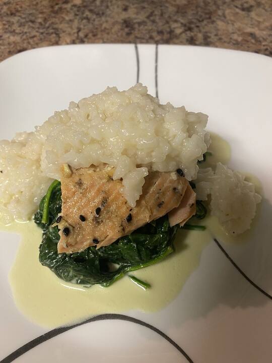 Dish prepared by AJX Catering