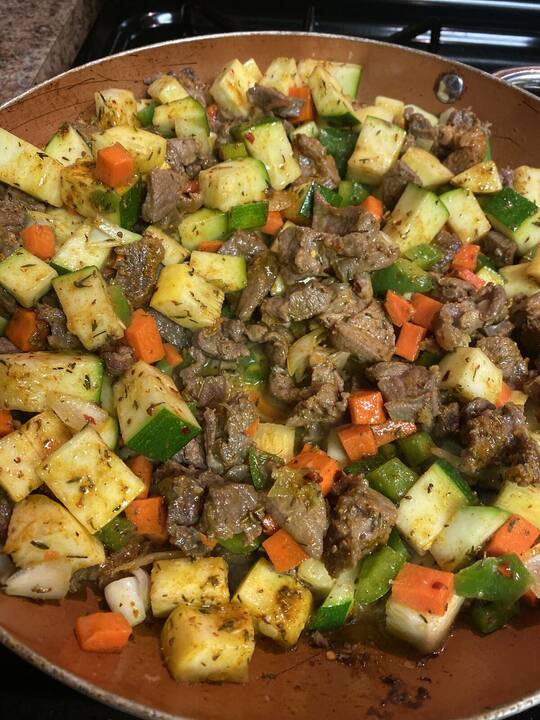 Dish prepared by AJX Catering