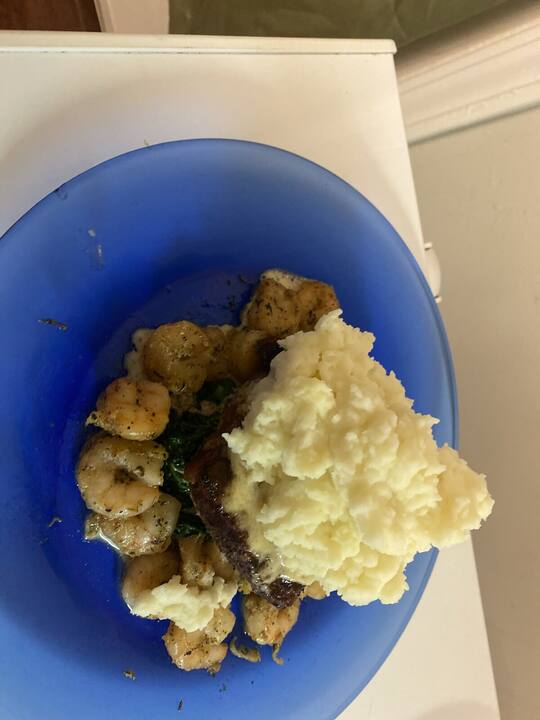 Dish prepared by AJX Catering