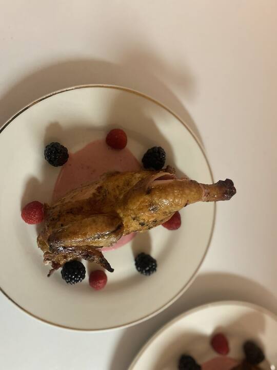 Dish prepared by AJX Catering