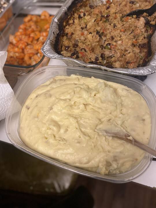 Dish prepared by AJX Catering