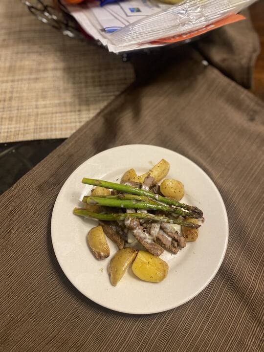 Dish prepared by AJX Catering