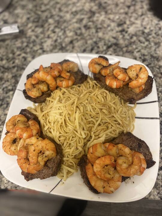 Dish prepared by AJX Catering