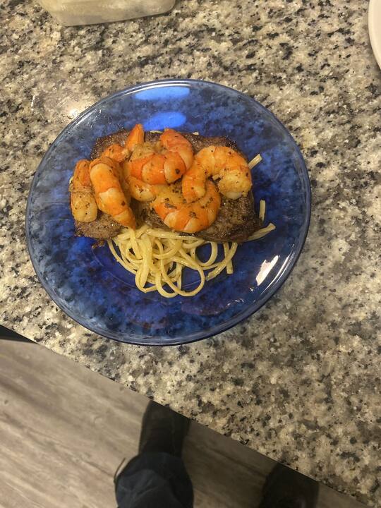 Dish prepared by AJX Catering