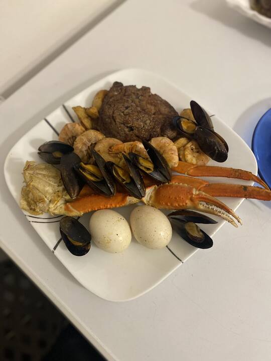 Dish prepared by AJX Catering