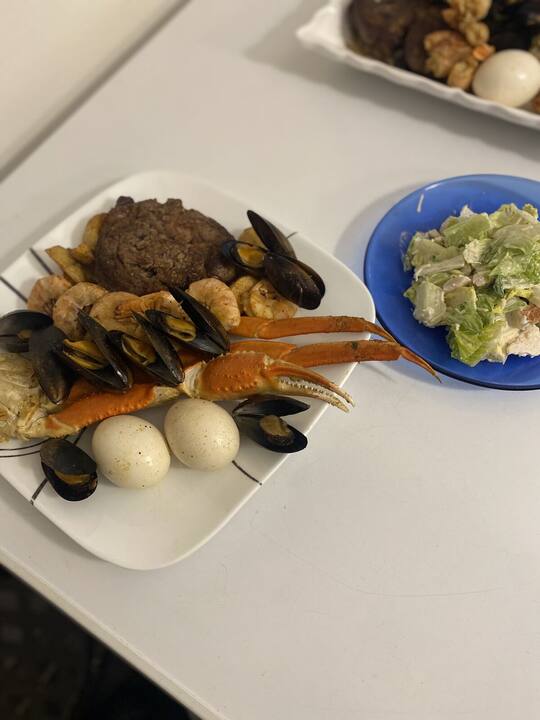 Dish prepared by AJX Catering