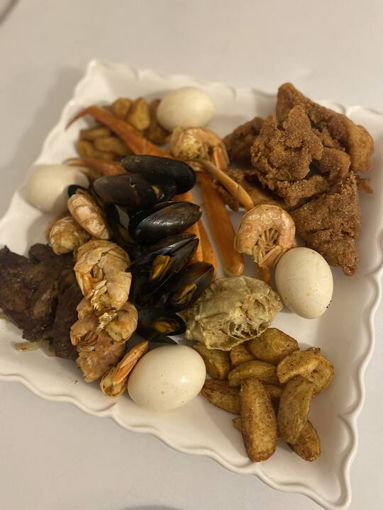 Dish prepared by AJX Catering