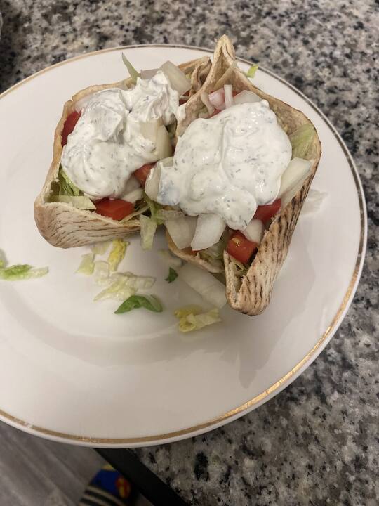 Dish prepared by AJX Catering