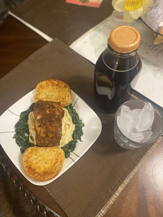 Dish prepared by AJX Catering