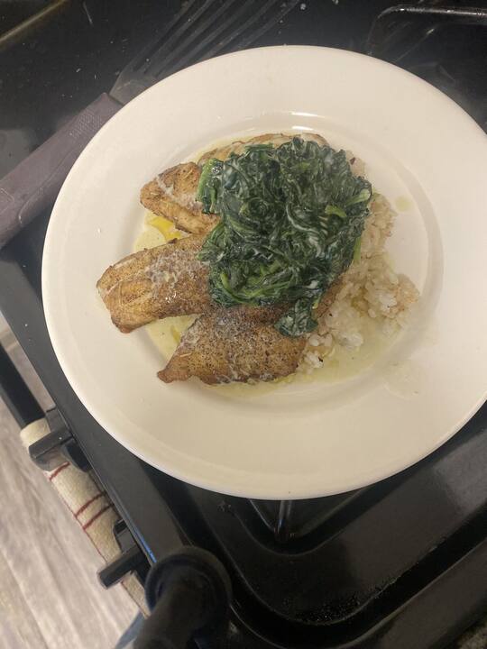 Dish prepared by AJX Catering