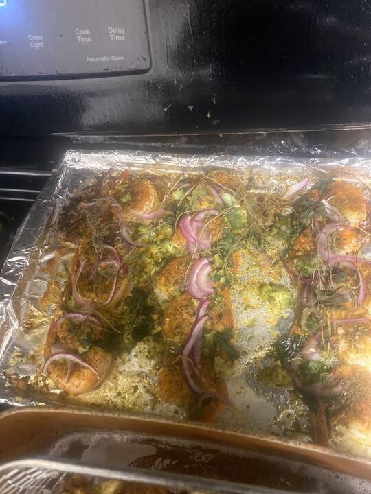 Dish prepared by AJX Catering