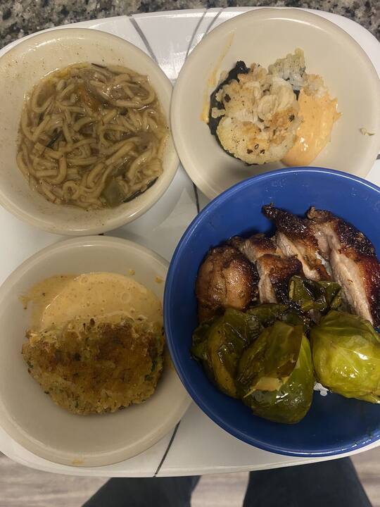 Dish prepared by AJX Catering