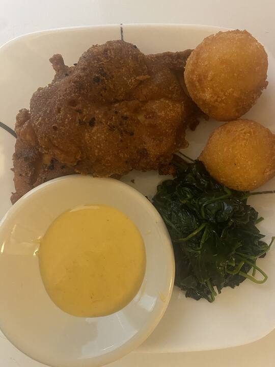 Dish prepared by AJX Catering