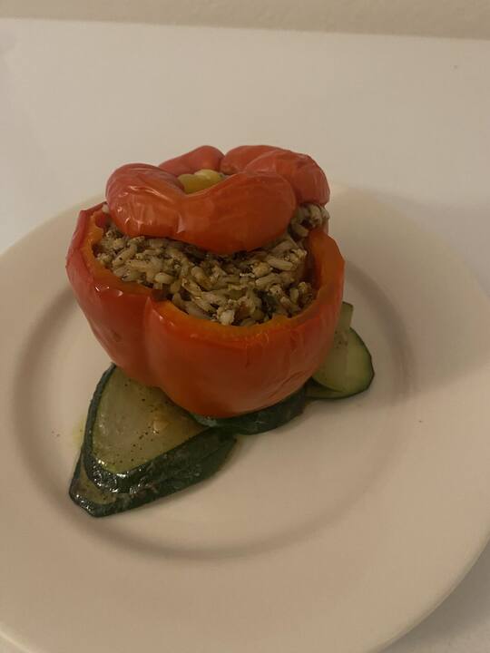 Dish prepared by AJX Catering