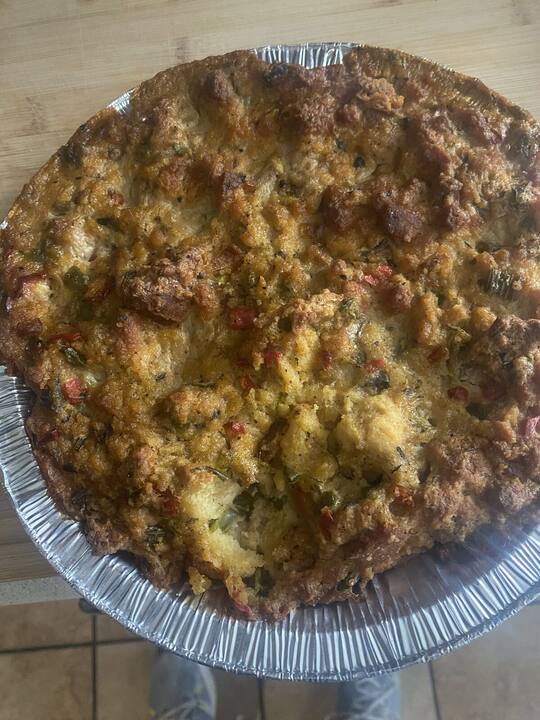 Dish prepared by AJX Catering
