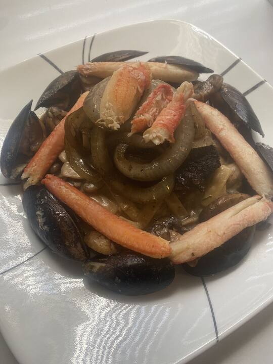Dish prepared by AJX Catering