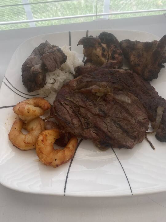 Dish prepared by AJX Catering